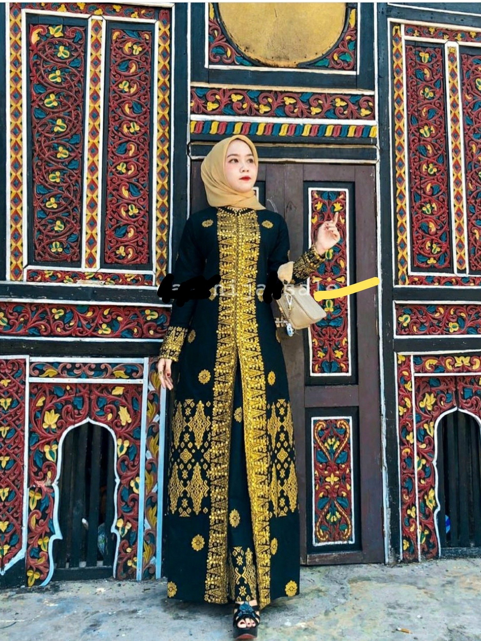 Songket Kombinasi Modern